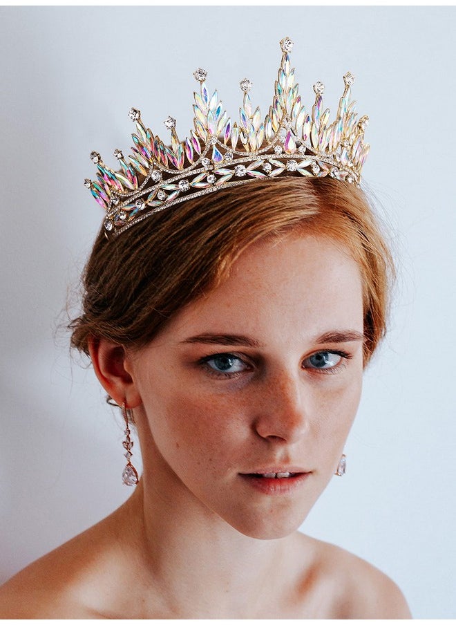 SWEETV Tiaras And Crowns For Women Wedding Tiara For Bride Rhinestone Queen Crown Crystal Costume Hair Accessories For Birthday Prom Quinceanera Celebrationmulticolored  - Image 4
