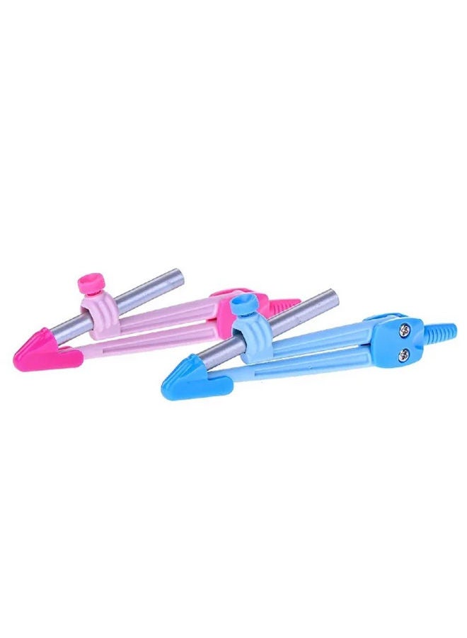 Deli School Compass  Plastic With A Pencil - Image 2