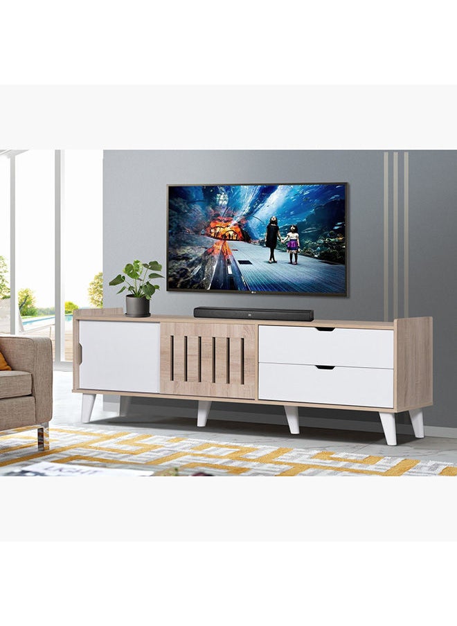 Darwin 2-Drawer TV Unit For TVs Up To 70 Inches 56x180x40 cm