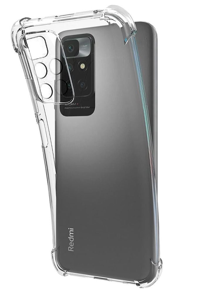 CATANES Xiaomi Redmi 10 Case Cover Clear Protective TPU Four Corners Cover Transparent Soft Case - Image 3