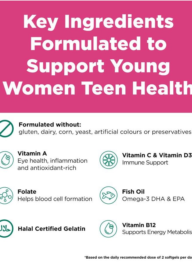 Platinum PLATINUM Easy Multi Teen Young Women (120 Softgels)  - Image 3