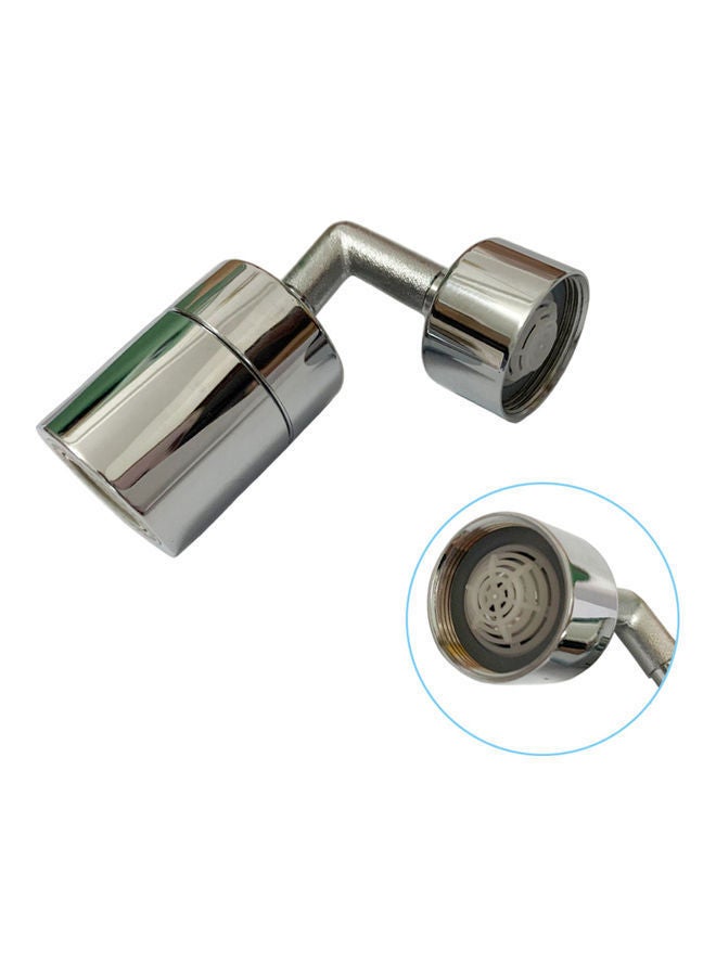 NIBEMINENT Multiple Angle Rotation Faucet Outer Adapter Silver  - Image 4