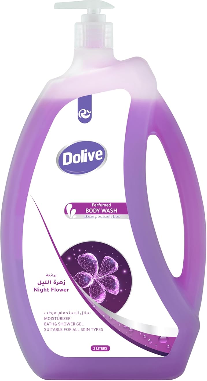 Dolive Shower Gel Body Wash Night Flower - 2000ml