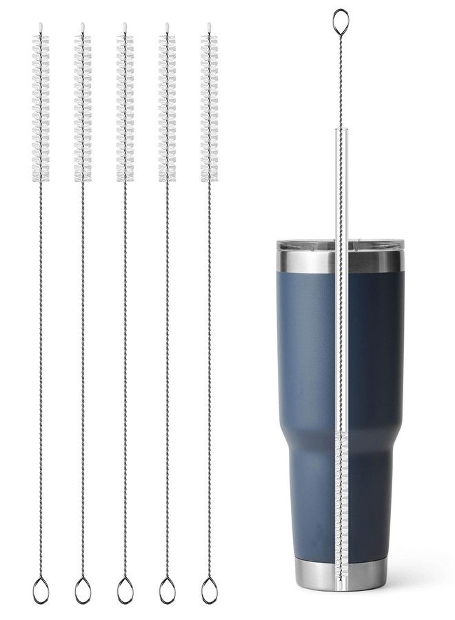 KEUYE Straw Cleaner Brush Perfectly Fits For YETI, Straw Cleaner Brush For Tumbler Straws,Bendable And Flexible Straw Cleaner Compatible With Yeti,5PCS Straw Cleaner Brush Extra Long - Image 1