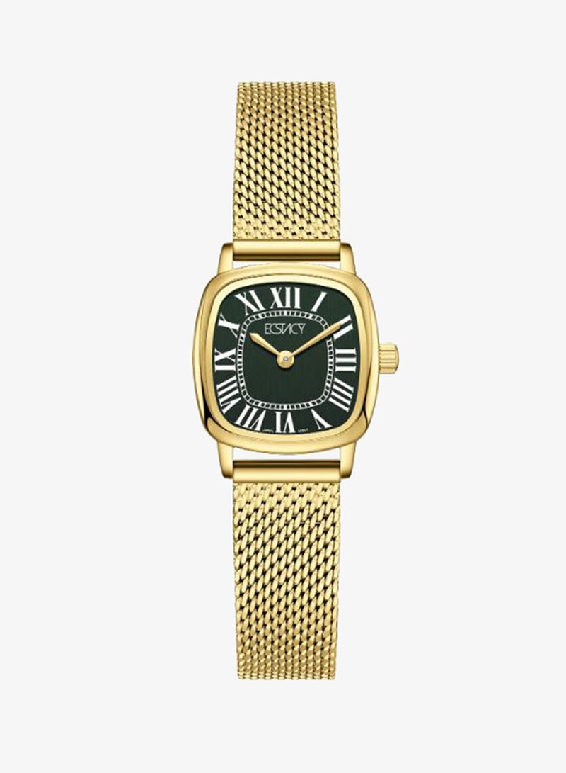 ECSTACY Women's Stainless Steel Analog Watch E25502-GMGG - 21mm mm - Image 1