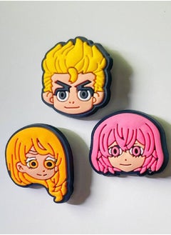 3 Pieces Brooch With Cartoon Characters Design