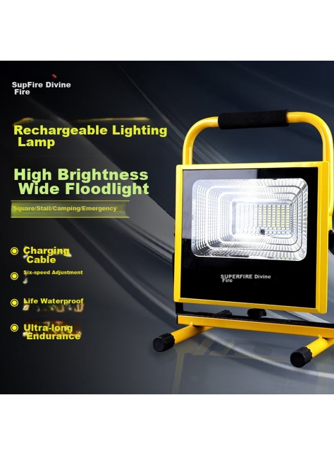 SupFire Supfire Tg1-a Rechargeable Led Floodlight, High-power Outdoor And Home Lighting, Suitable For Squares And Construction Sites  - Image 1