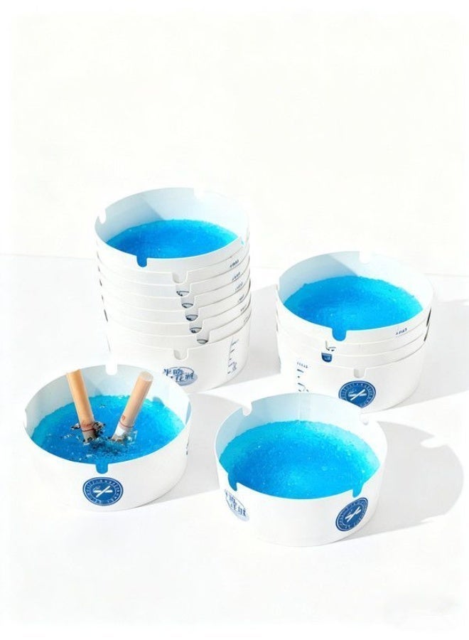 Disposable Foam Ashtray 25pc/box Quick Smoke Absorption Portable and Durable for Home and Hotel Use Anti-Fly Anti-Smoke Environmentally Friendly Home Use - Image 1
