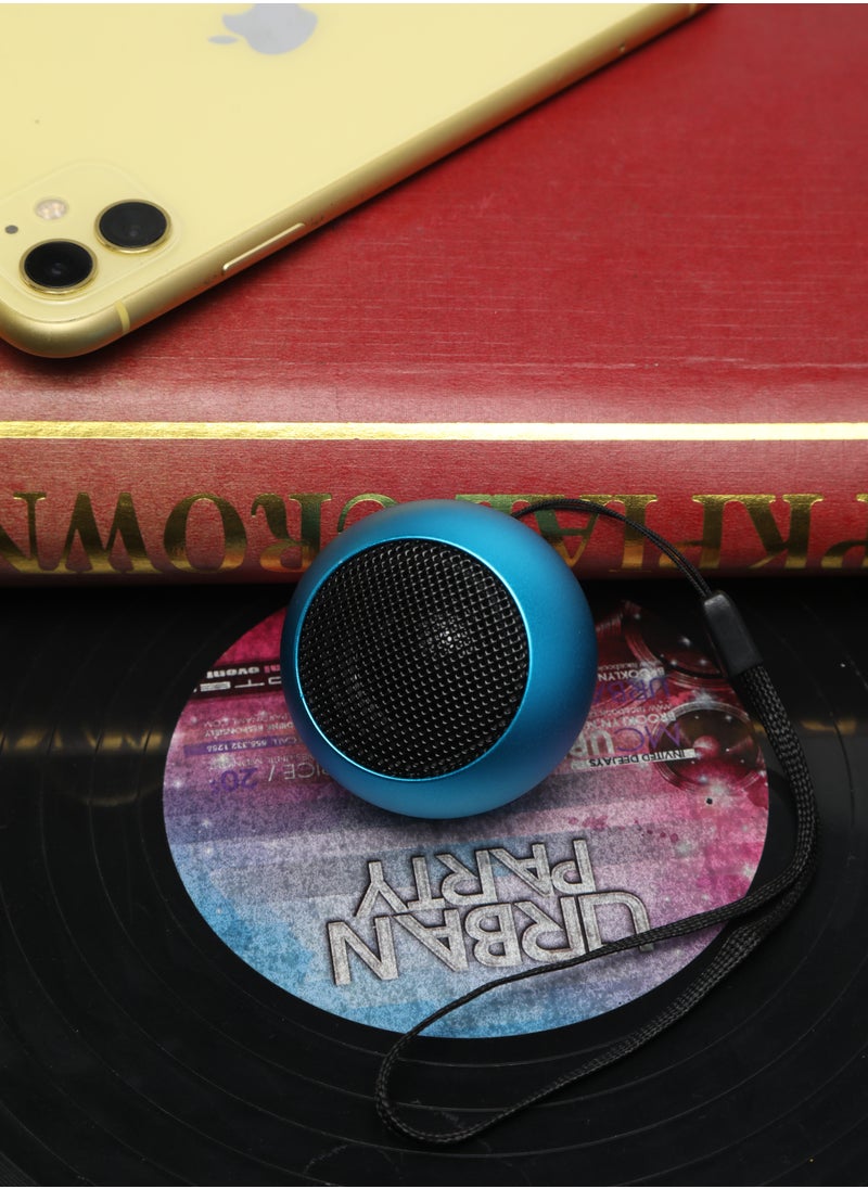 Generic - Mini wireless speaker HD sound quality Blue - Image 1