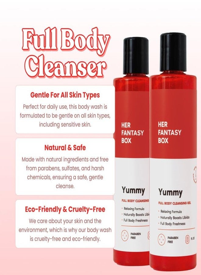 Her Fantasy Box Yummy & Refresh pH Balancing Shower Gel | Two Pack Wash | Gentle, Moisturizing & Nourishing Feminine Hygiene Duo for Daily Freshness, Odor Control & Skin Care (8 oz Each - Image 4