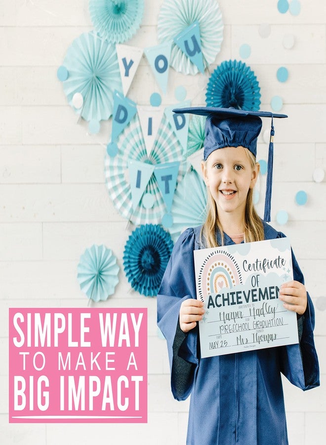 Hadley Designs Classroom Award Certificates for Students -25 Certificate of Achievement Awards, Gold Star Certificate Paper, Preschool Graduation Certificates for Kids, Kindergarten Diploma, Star Student Honor Roll - Image 5