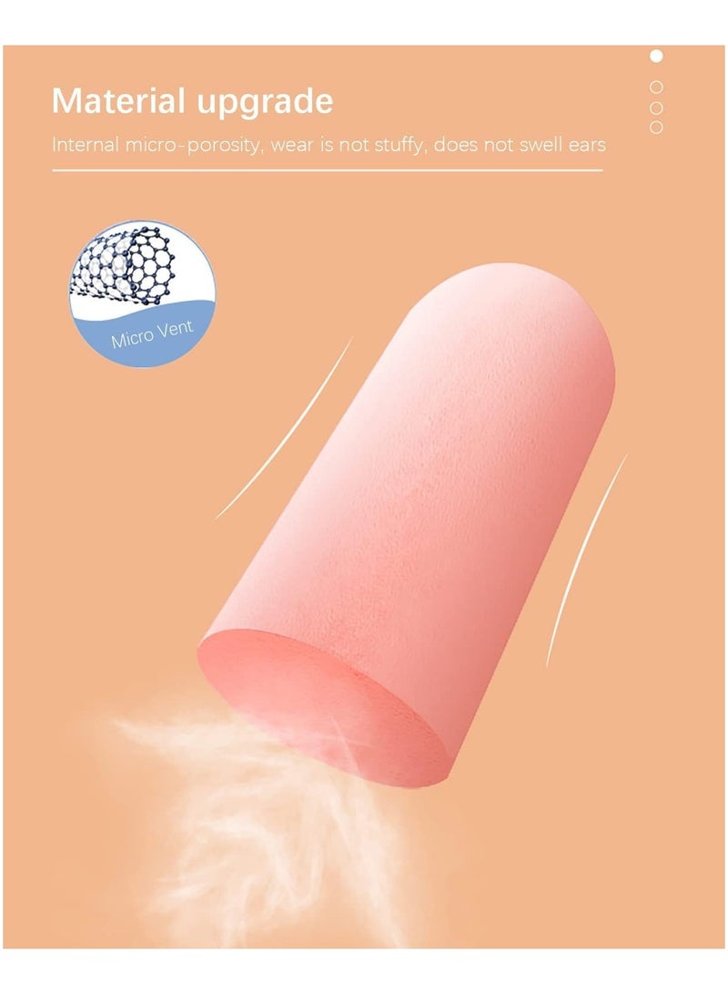 Soft Foam Ear Plugs for Sleeping Noise Cancelling Snoring, 60 Pairs 38 dB Highest SNR, Concert Study Travel Sleep Earbuds Earplugs, Bouchon Oreille Anti Bruit Pour Dormir - Image 2