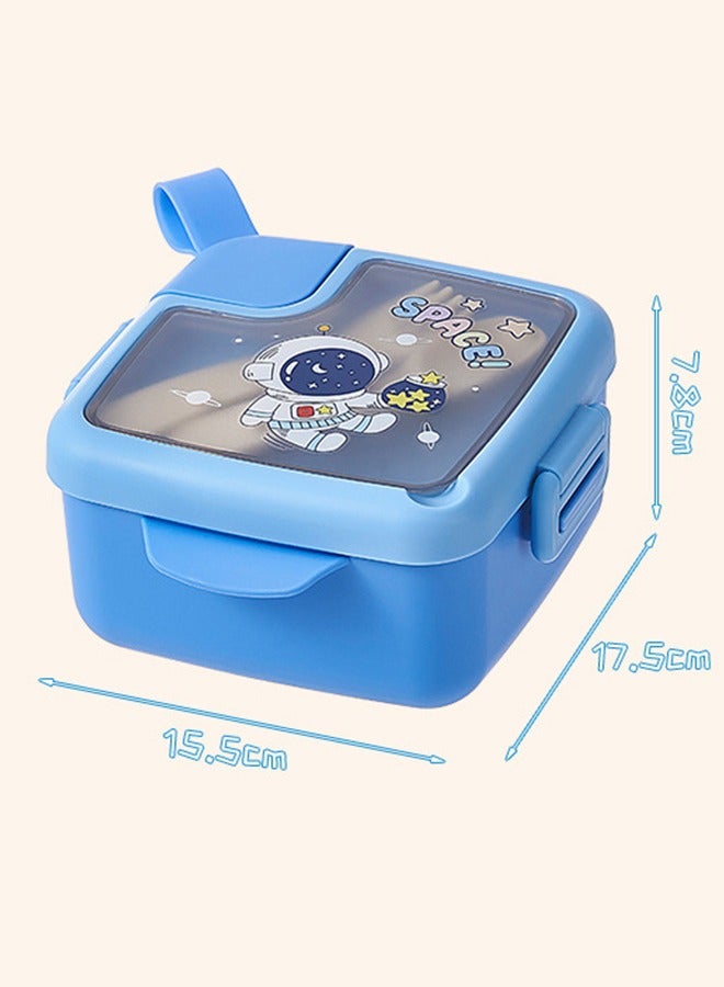 JCB CHIC Stainless Steel Kid Bento Box, Leak-Proof, 2-Compartment, Lunch Box with Portable Cutlery, Dishwasher Safe - Image 2