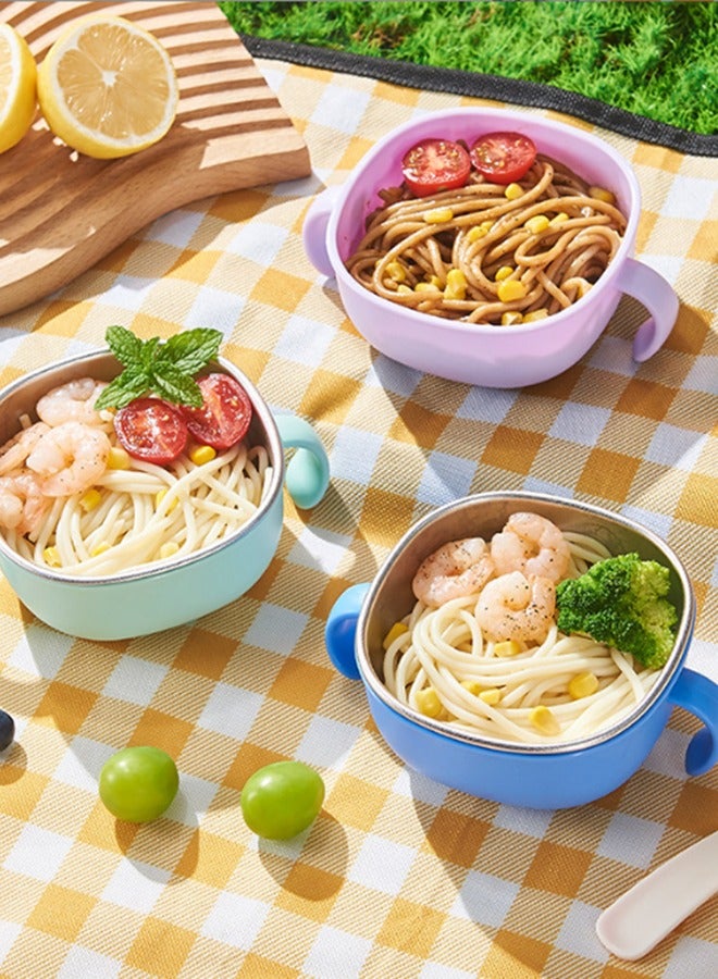 JCB CHIC Stainless Steel Kid Bento Box, Leak-Proof, 2-Compartment, Lunch Box with Portable Cutlery, Dishwasher Safe - Image 4