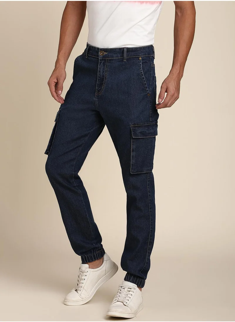 دينيس لينغو Blue Denim Jeans For Men