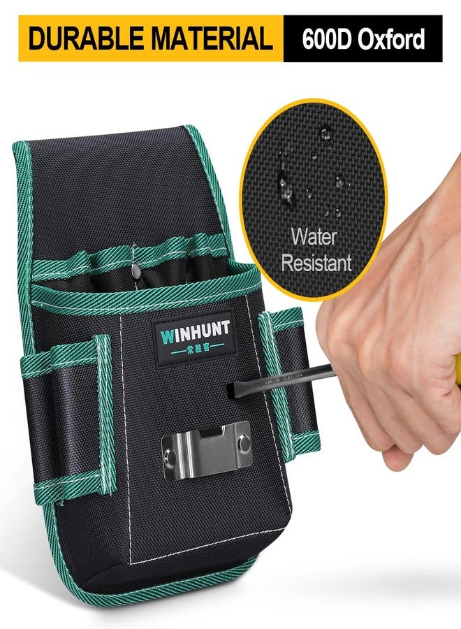 WINHUNT Tool Bag with Belt 9 Pockets Tool Belt for Craftsmen, Electricians, Gardeners, 21 x 7 x 22 cm WH143 - Image 5