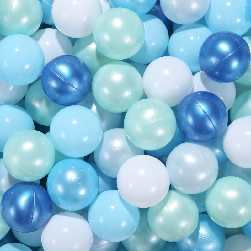 STARBOLO Ball Pit Balls for Kids- 100 Pcs Crush Proof Plastic Toy Balls for Toddler Ball Pit  Ball Pit Play Tent  Baby Pool Water Toys  Christmas Party Decoration  Photo Props - Image 1