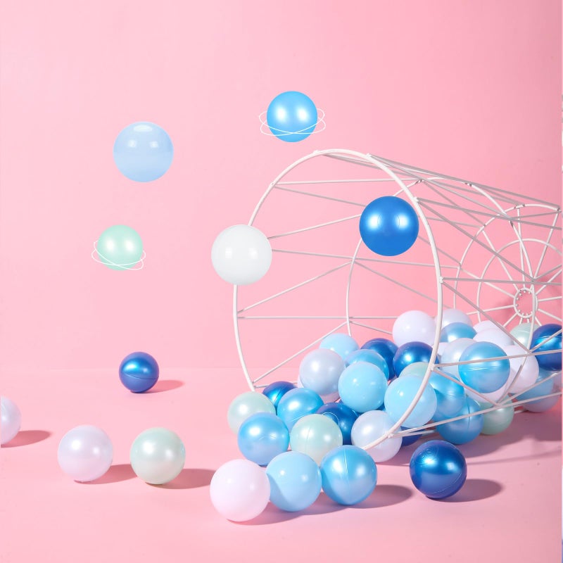STARBOLO Ball Pit Balls for Kids- 100 Pcs Crush Proof Plastic Toy Balls for Toddler Ball Pit  Ball Pit Play Tent  Baby Pool Water Toys  Christmas Party Decoration  Photo Props - Image 5