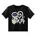 Blinket Halloween T Shirt Toddler Smiling Ghost Shirt Graffiti Graphic Shirts Black Print Short Sleeve Boo Letter Halloween Cotton Tees Tops for Baby Boys Girls2T - Image 3