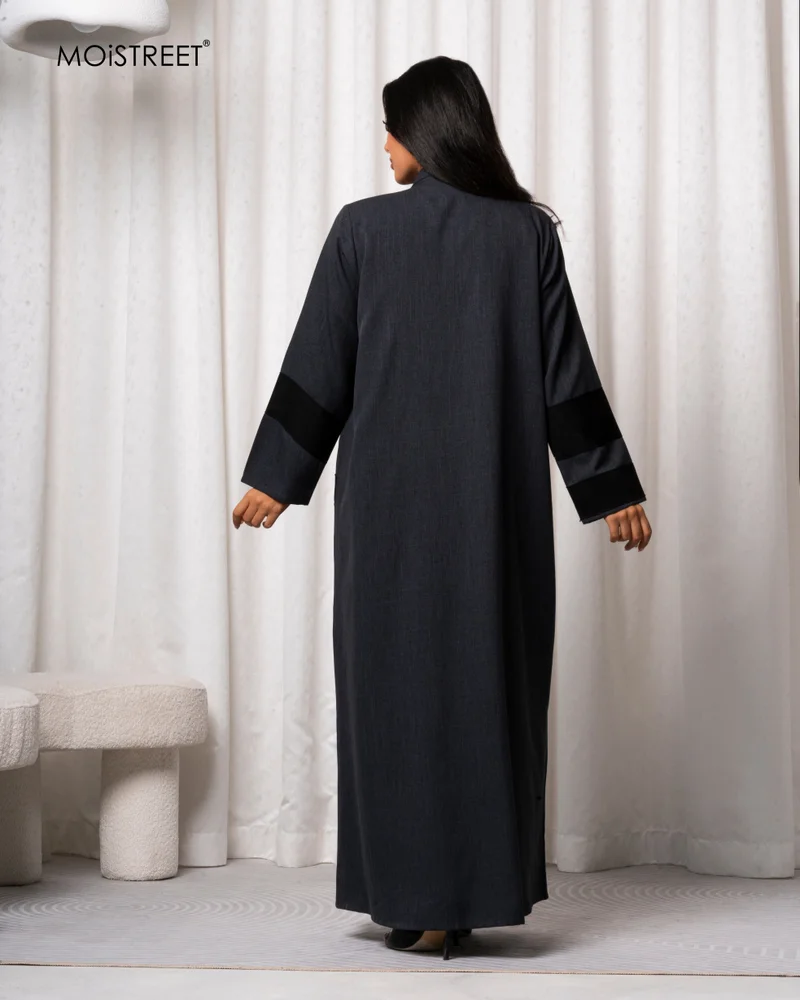 Moistreet  MOiSTREET Handmade Melange Abaya for Women | Best Price UAE