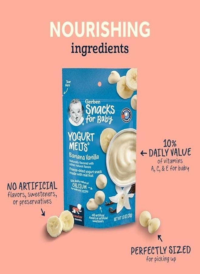 Gerber وجبات خفيفة للأطفال من جيربر، قطع زبادي بنكهة الفراولة، 1 أونصة - Image 2