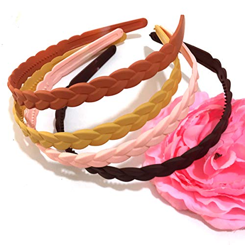 Springtime 12pcs Hard Headbands with Teeth for Girls Women Thin Plastic Hair Headbands for Teens Lady - Image 5