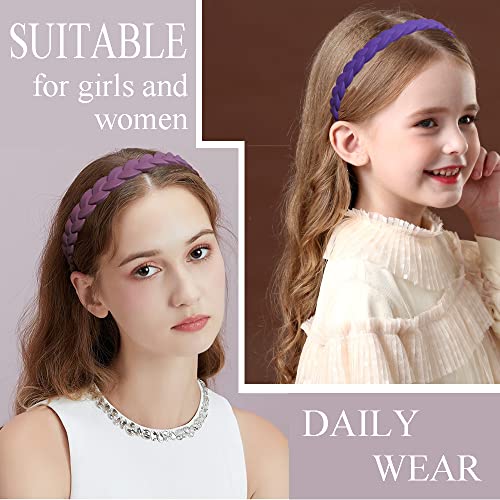 Springtime 12pcs Hard Headbands with Teeth for Girls Women Thin Plastic Hair Headbands for Teens Lady - Image 4