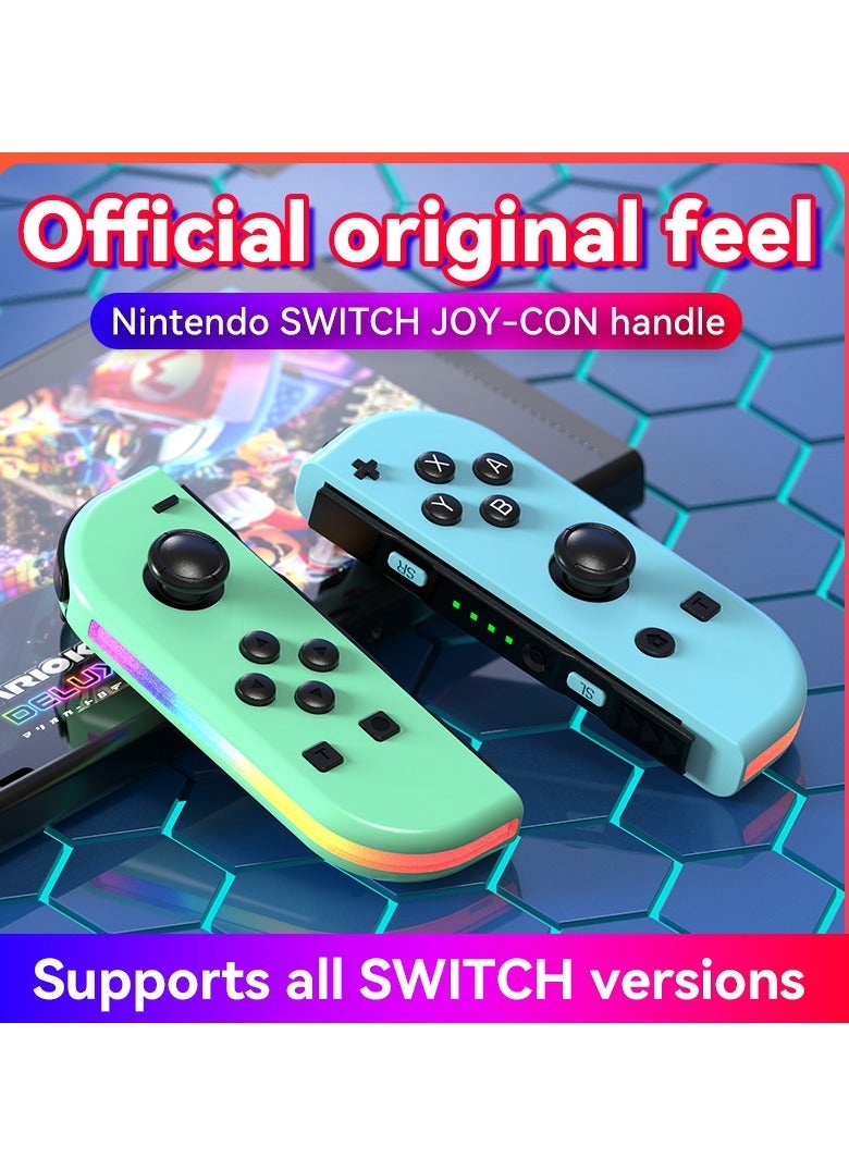 Wireless Controller for Nintendo Switch, L/R Controllers Replacement Compatible with Nintendo Switch/Lite/OLED, Joystick with Wake-up/Screenshot/Dual Vibration/Motion Control Function With RGB light - Image 5