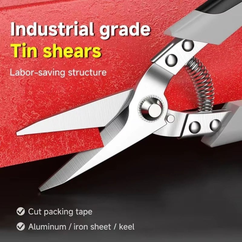 Metal Rustproof Non-Slip Snip Hand Tool Style 2 Shears Comfort Grip Straight Left Right - Image 2