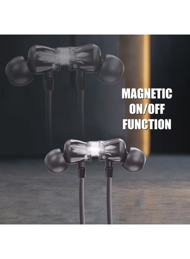 UNIX UX-470 Ola Wireless Neckband | 84H Playtime with 13mm Bass Drivers | Bluetooth v5.4 Connectivity with ENC Clear Calls | Type-C Fast Charging | Magnetic On/Off Earbuds - Image 3