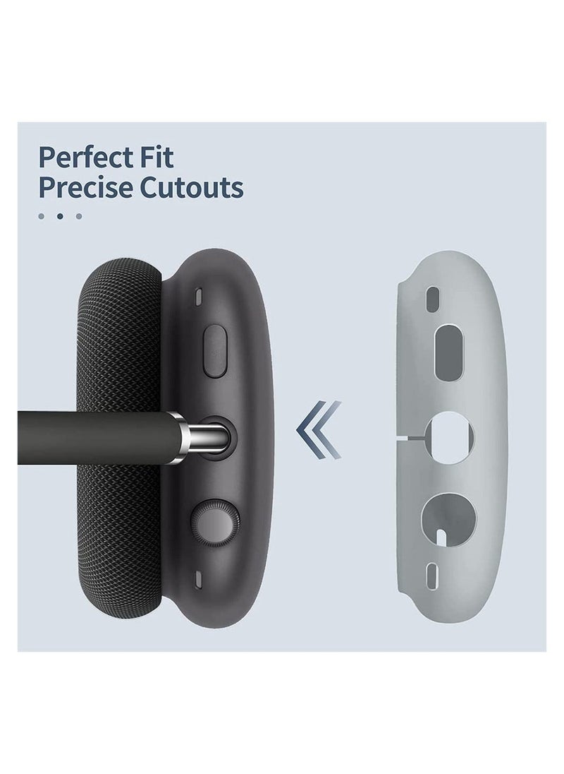Generic - Silicone Case Cover for AirPods Max Headphones Anti Scratch Ear Cups Cover Skin Headset Protective Accessories - Image 1