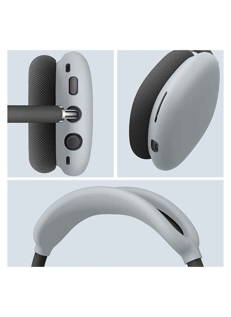 Generic - Silicone Case Cover for AirPods Max Headphones Anti Scratch Ear Cups Cover Skin Headset Protective Accessories - Image 1