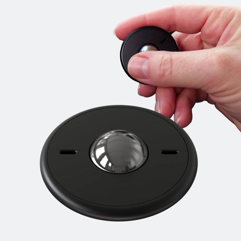ONO Scroller- Handheld Fidget Toy for Adults | Help Relieve Stress, Anxiety, Tension | Promotes Focus, Clarity | Compact, Portable Design (Black - Aluminum) - Image 1