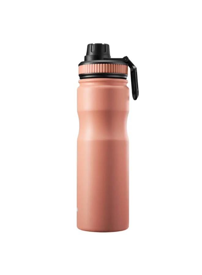 Tank Stainless Steel Water Bottle 650mL, Up to 12Hrs Cold, Orange - Image 2