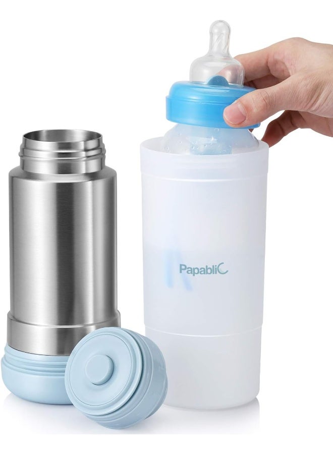 Papablic Mini Portable Travel Baby Bottle Warmer - Image 1