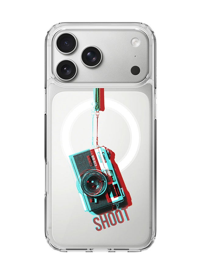 Stylizedd Classic Clear MagSafe Case for iPhone 17 Pro Max , Hybrid Soft Case Flexible Edges Anti Drop TPU PC Gel Thin Transparent Cover [ Designed for iPhone 17 Pro Max ] - Shoot