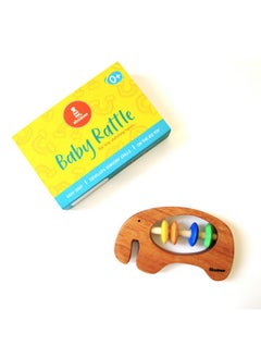 Wooden Baby Rattle Clutching Toy - Elephant Shaped Teether For Babies (6 Months+) - pzsku/Z9DF3EEAD403B99665EBAZ/45/_/1735214622/52c3f8f7-1ce4-4ffe-9c0f-cb991e47d24b