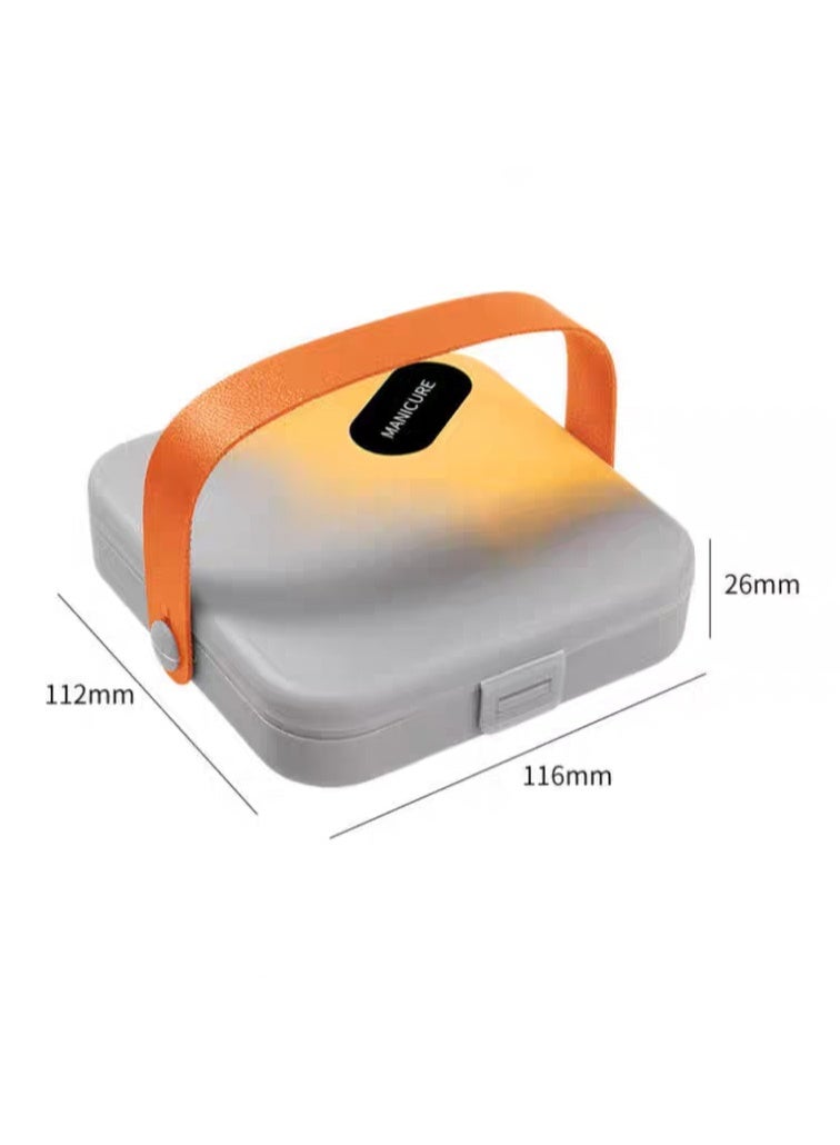 Nail Clippers Set for Men and Women 9 Pieces Stainless Steel Grooming Kits, Fingernail and Toenail Clipper Cutters with Luxurious Travel Case Nail Care Tools Manicure Pedicure Kit - Image 2