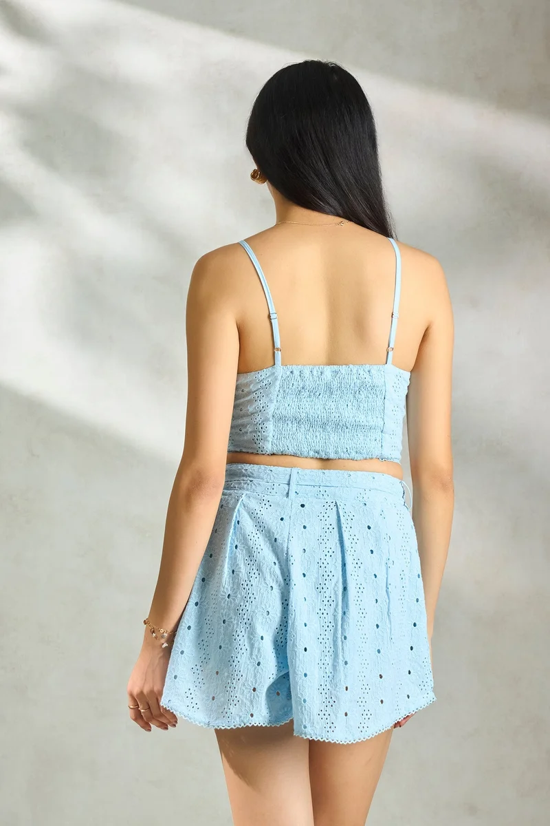 Virgio Cotton Corsets Brunchwear Tops for Women