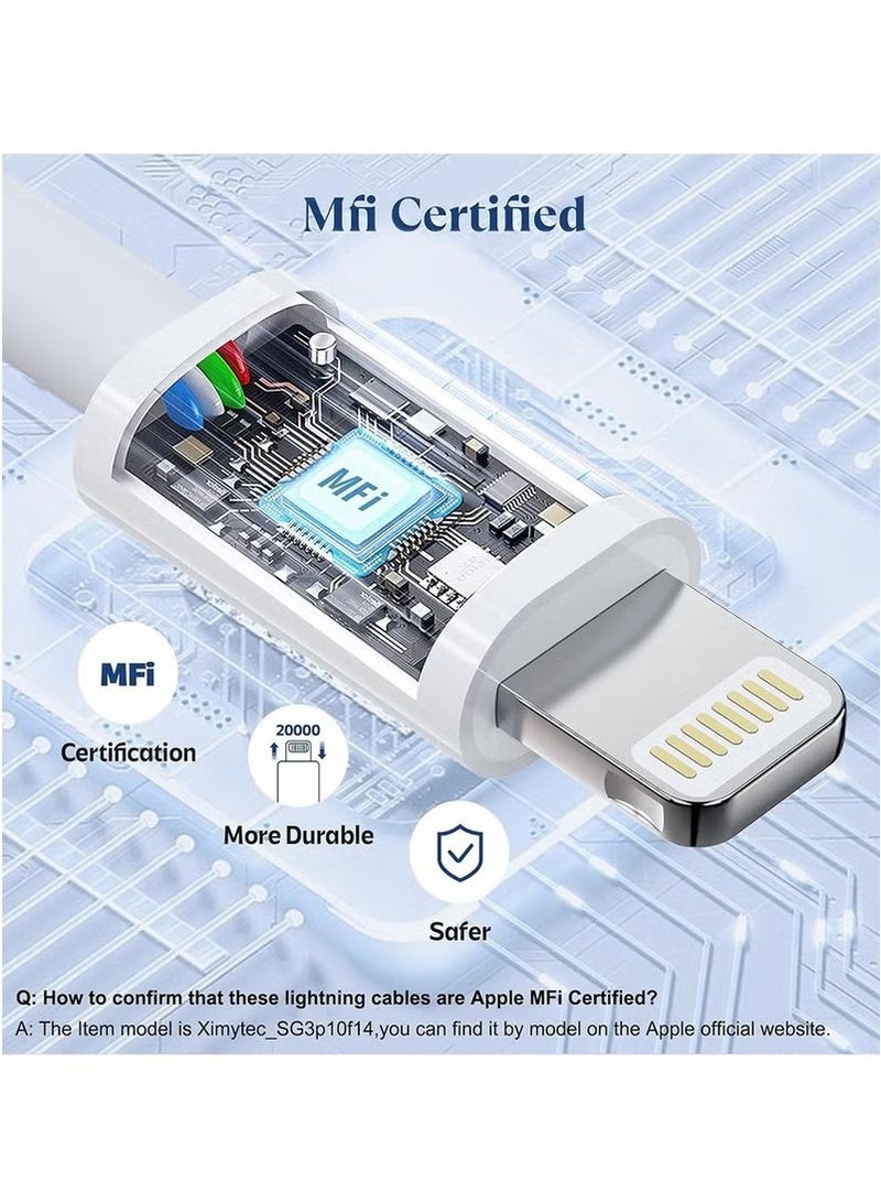 إكس ليفيل USB C إلى كابل البرق 3Pack 6.5FT - Image 3