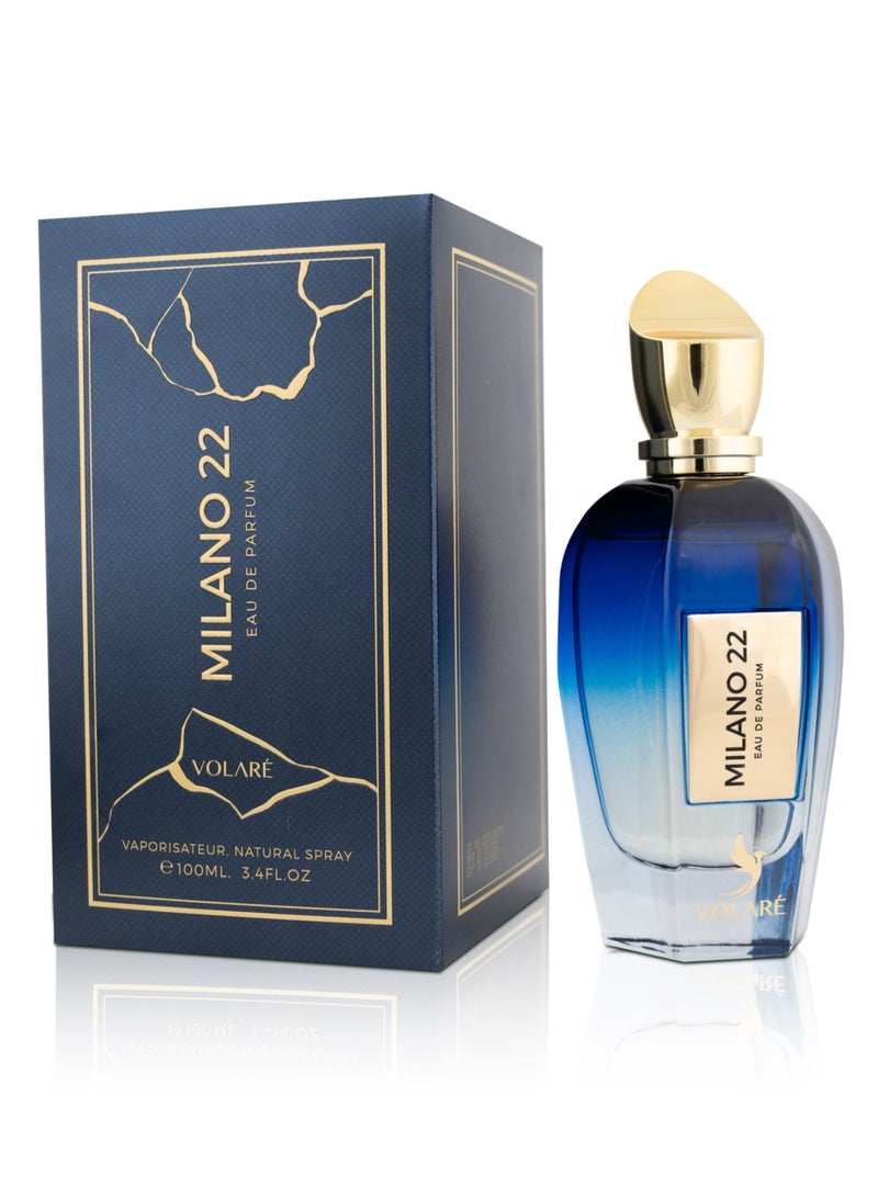فولاري 🏷️ Volare Milano 22 – أو دو بارفان 100 مل | عطر حمضي عطري للجنسين - Image 1