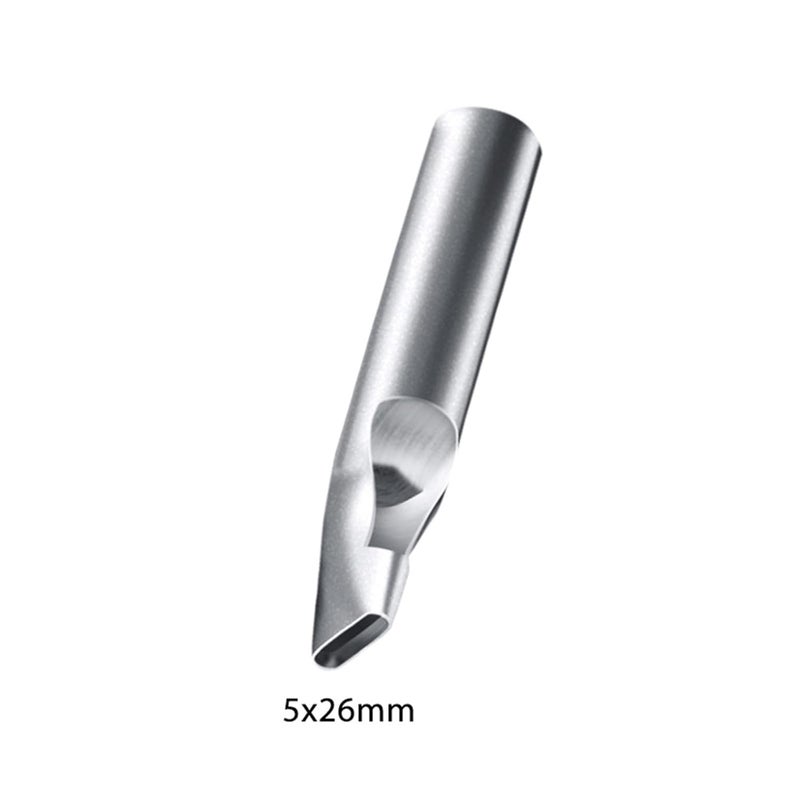 Stainless Steel Elliptical Hole Punch Tool For Leather Crafting And Repair - Image 5