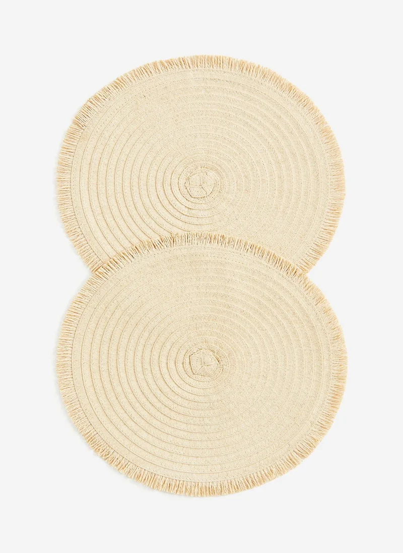 H&M 2-Pack Round Place Mats