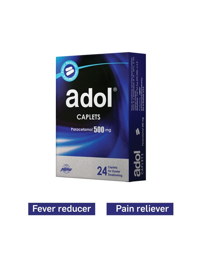 Adol paracetamol 500mg 24' s