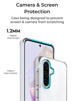 glassology Glassology Clear Case + Screen Protector Bundle  for Samsung Galaxy A36 360° Protection, Shatterproof, Anti-Yellowing, Premium Tempered Glass, High Clarity  - Image 4