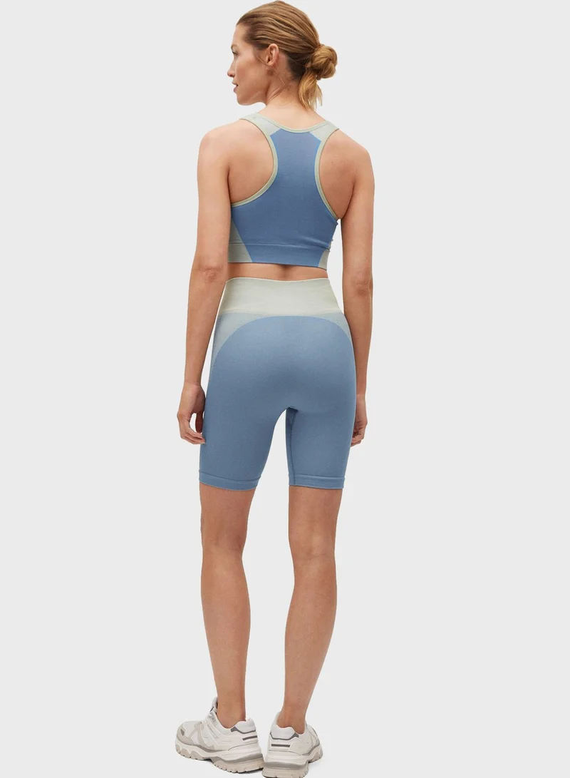 MANGO High Waist Shorts