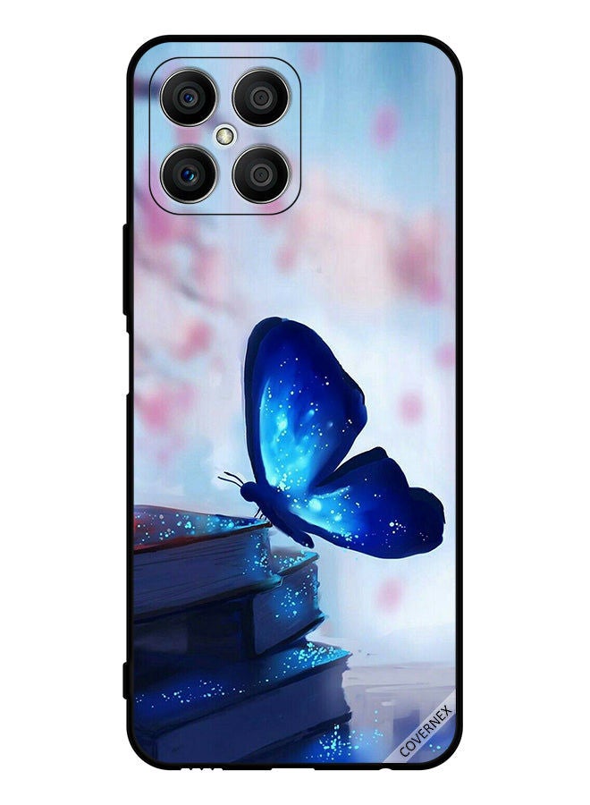 Covernex Protective Case Cover For Honor X8 Butterfly On Books - Image 1