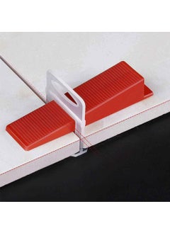 aürbo ARBO Tile Leveling System Plastic 16 MM Wall and Floor 200 PCS Set 200 PCS Wedges 200 PCS Leveller Clips Spacer  - Image 2