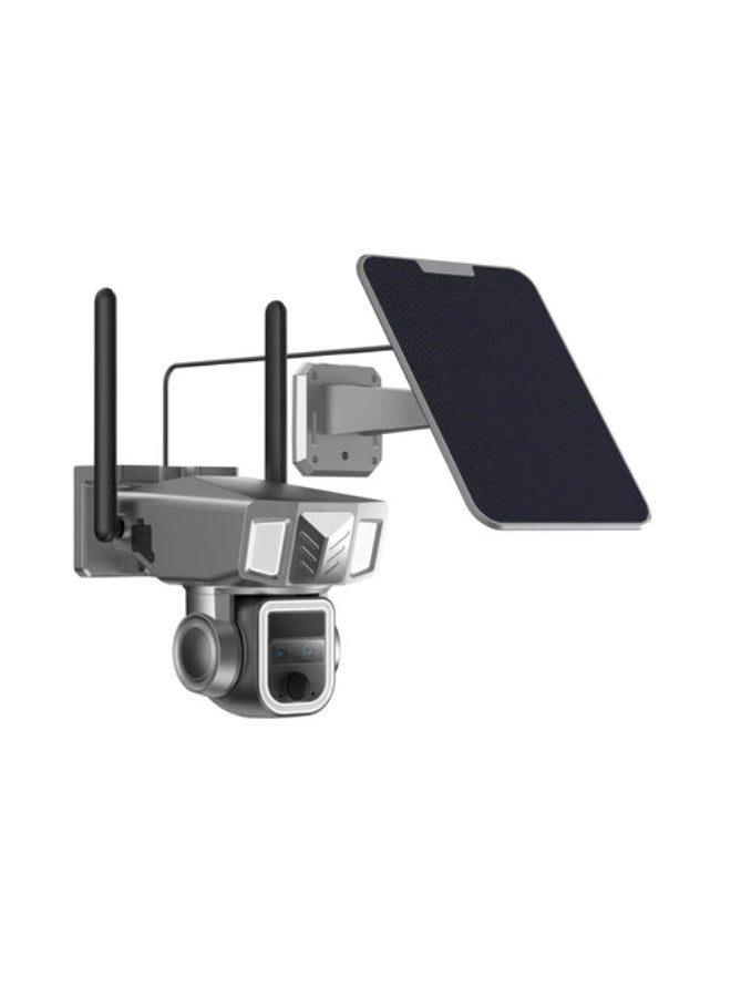 كروني كاميرا كروني Y7b 4G-4K-8MP تعمل بالطاقة الشمسية، بعدسة مزدوجة، تكبير مستمر، رؤية ليلية بالأشعة تحت الحمراء، كشف الحركة، تتبع ذكي، صوت ثنائي الاتجاه، رؤية ليلية، كاميرات مراقبة خارجية - Image 3