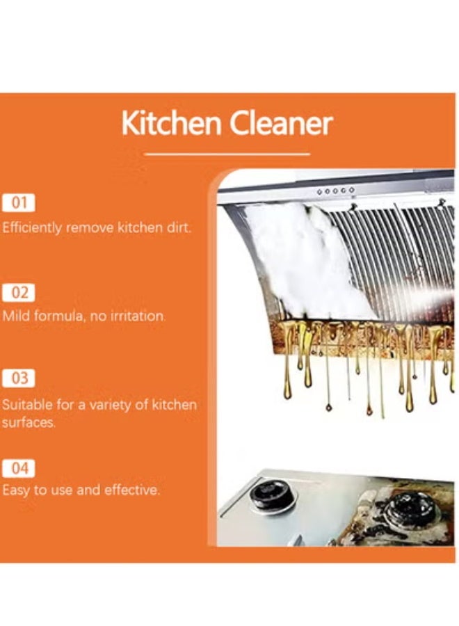 Jakehoe kitchen grease cleaner kitchen range hood stove oil stain cleaning multi-effect decontamination cleaner - Image 2